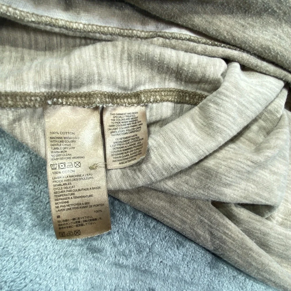 Tommy Bahama Shirt Men Large Beige Faded Style Island Crafted Beach Coastal Peru